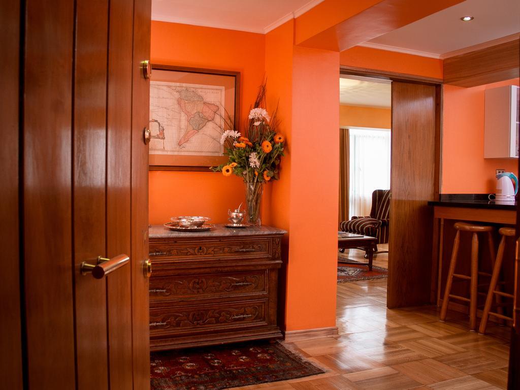Plaza Huelen Apartman Santiago Szoba fotó